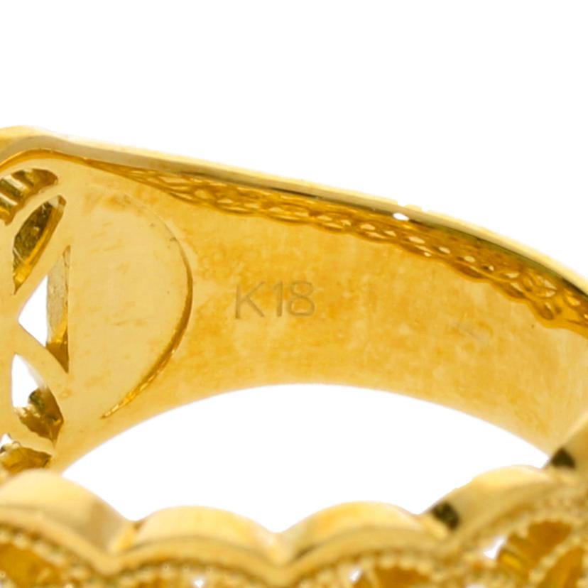 K18/K18ダイヤリング0.35ct/#17/9.1//0.35/Aランク/75