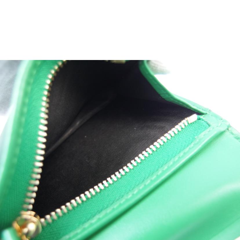 GUCCI グッチ/GGマトラッセカードケースウォレット/グリーン/723786//0416/Aランク/83