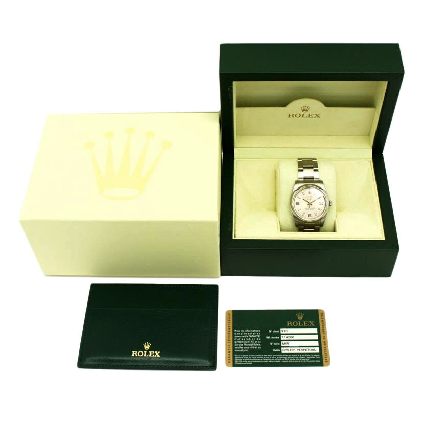 ROLEX ロレックス 2007年頃製造 ステンレス メンズ/エアキング・シルバー/M番/114200//M05****/Aランク/92