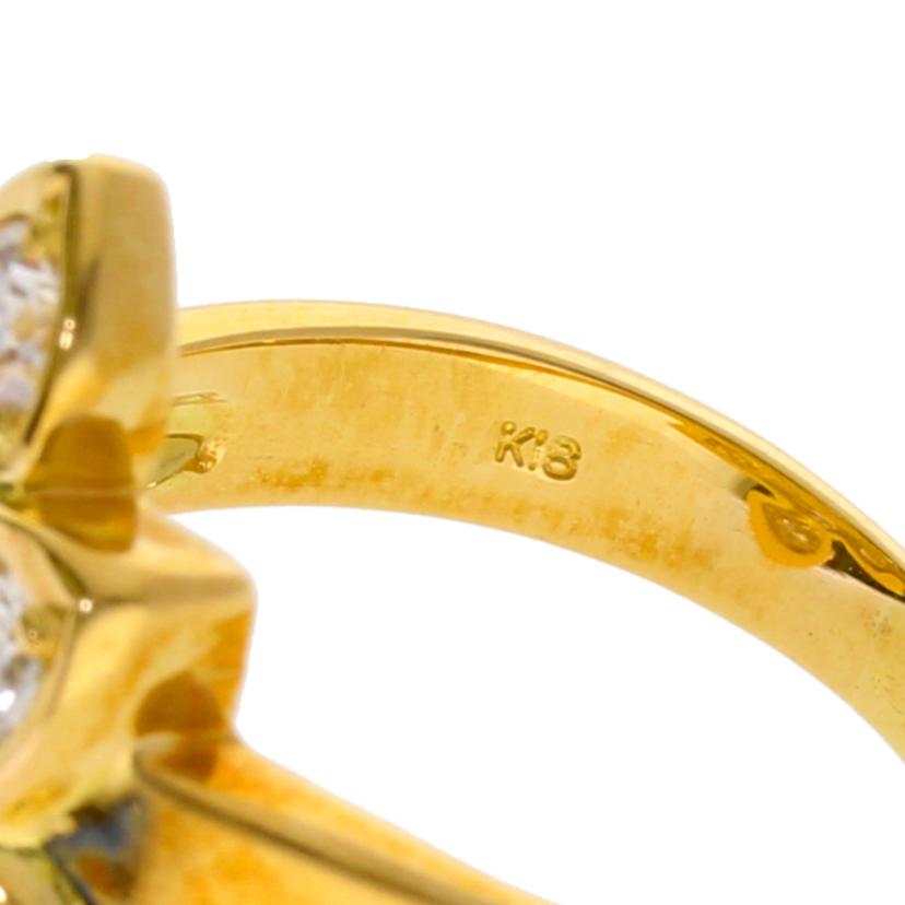 K18/K18ダイヤリング1.00ct/#15/7.4//1.00/Aランク/75