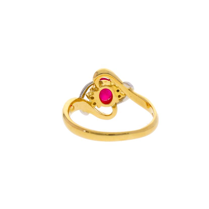 K18/Pt900/K18/PtルビーR0.51/#10.5/3.4//0.51/0.03/Aランク/75