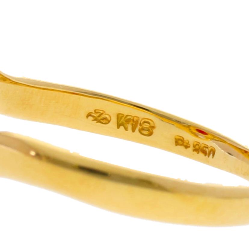 K18/Pt900/K18/PtルビーR0.51/#10.5/3.4//0.51/0.03/Aランク/75