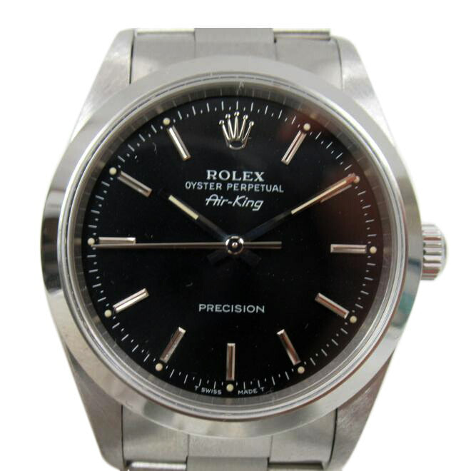 ROLEX ロレックス 腕時計 1997年頃製造 新品仕上済 ステンレス メンズ/エアキング・ブラック/U番/14000//U66**********/SAランク/63
