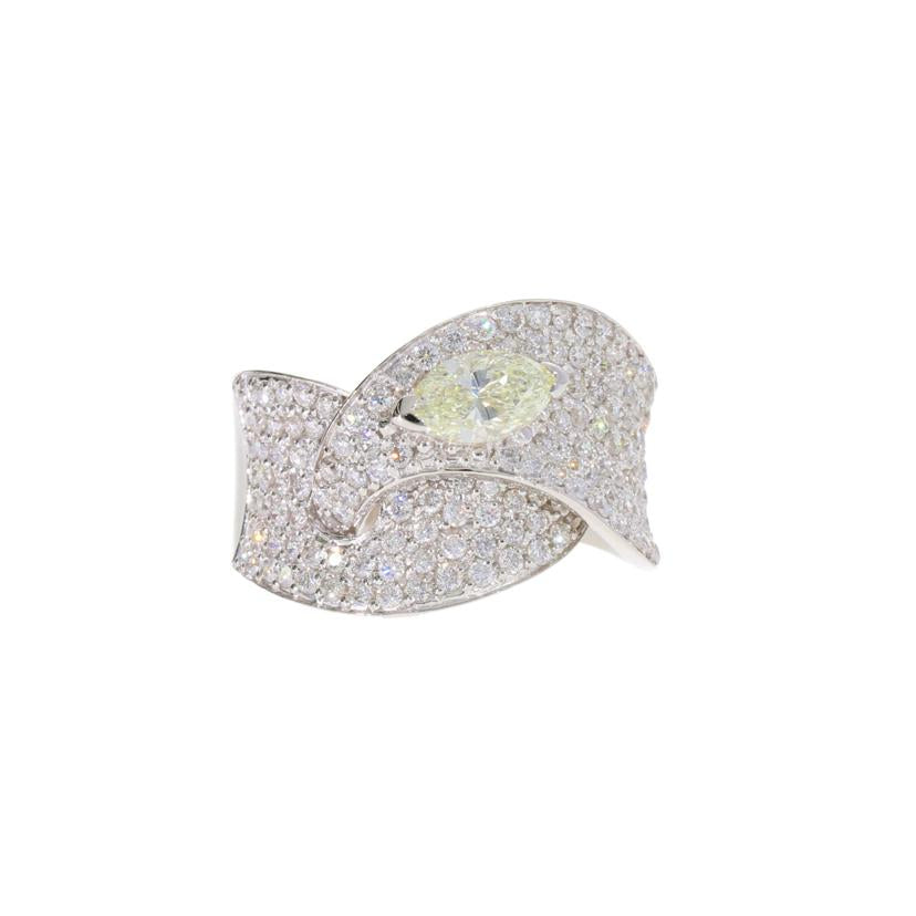 / ◎PT900ダイヤリング0.80/1.45ct//Aランク/75