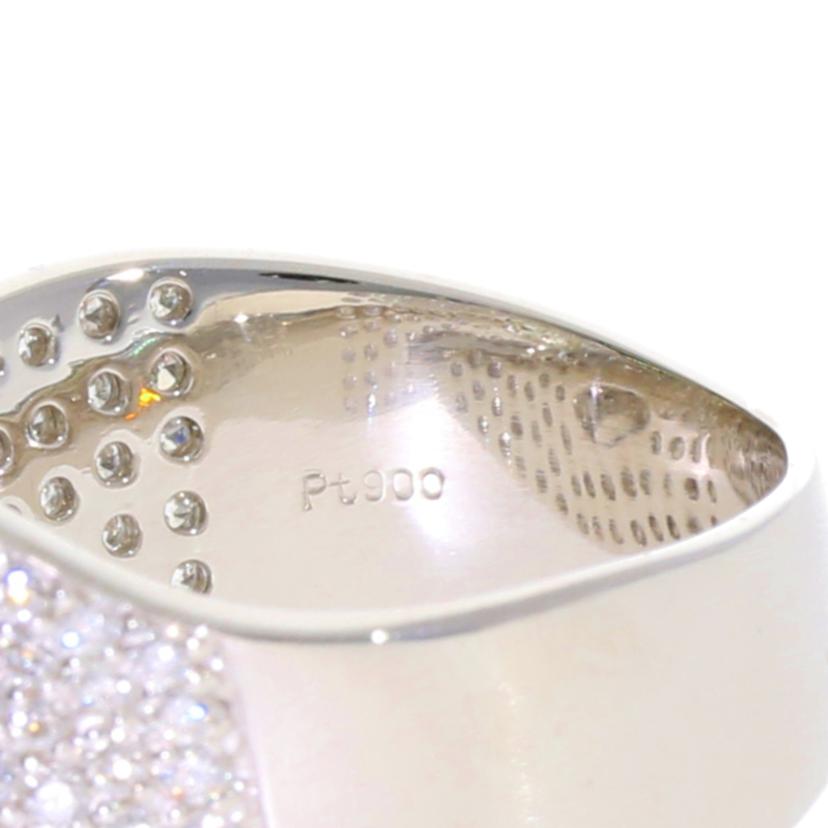 / ◎PT900ダイヤリング0.80/1.45ct//Aランク/75