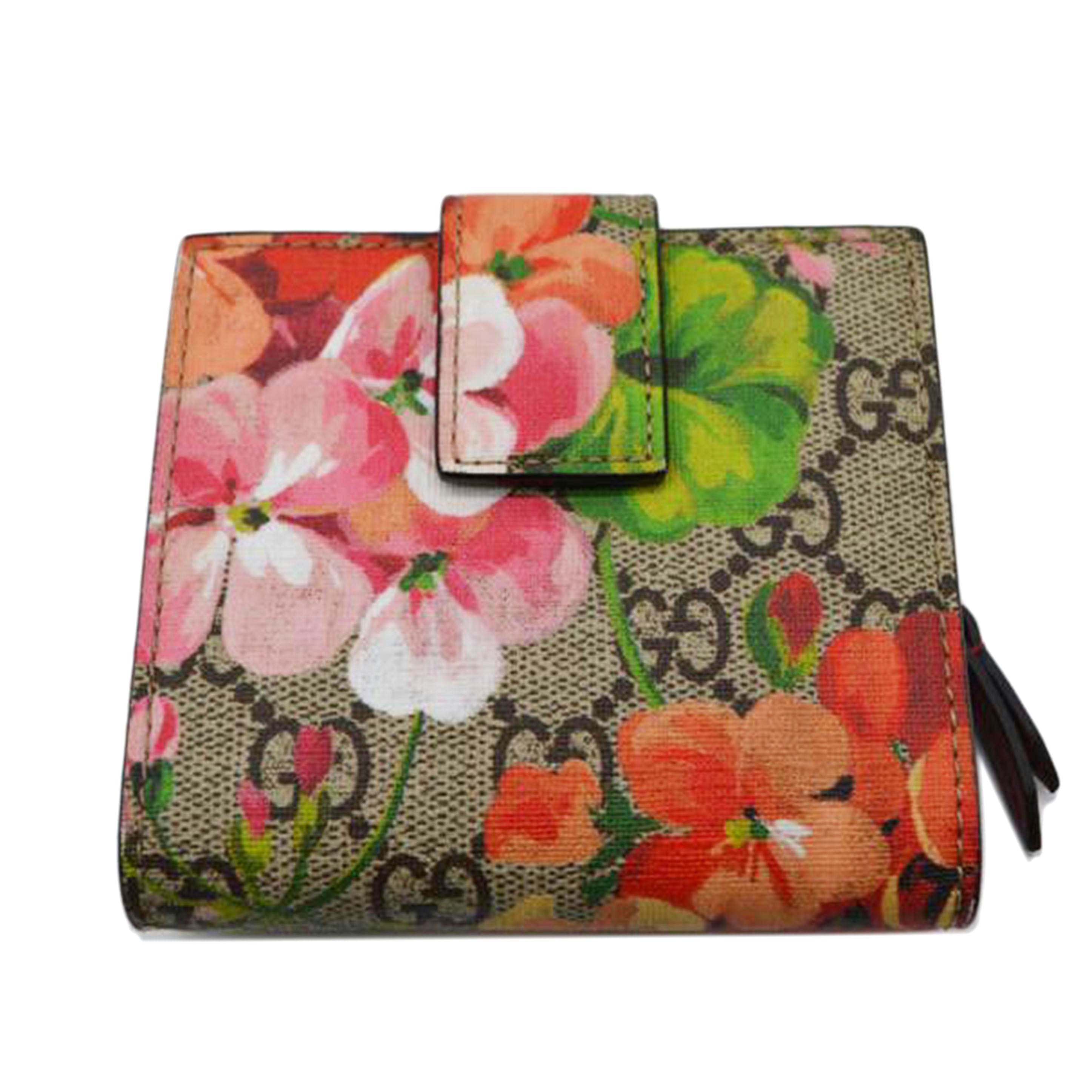 GUCCI グッチ/GGブルームスコンパクトレザー財布/475839//2773/Aランク/89