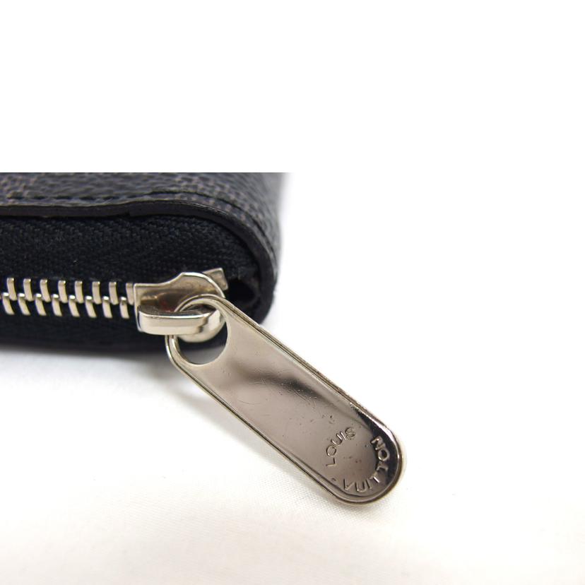 LV ルイ・ヴィトン ラウンドファスナー長財布/ジッピーコインパース/ダミエ/グラフィット/N63076//MI4***/Bランク/04
