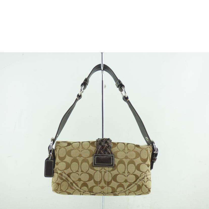 COACH コーチ/シグネチャーキャンバスレザーセミショルダー/6280//L05*/Bランク/64