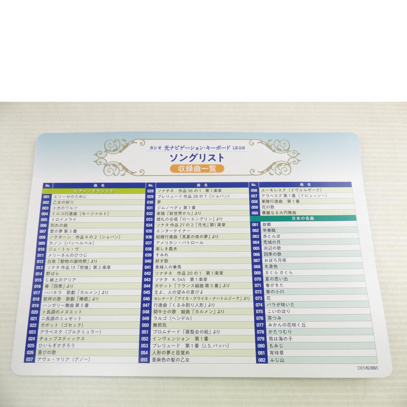 CASIO カシオ/電子キーボード/LK-516/LK-516//873BDC19J017417/Sランク/64