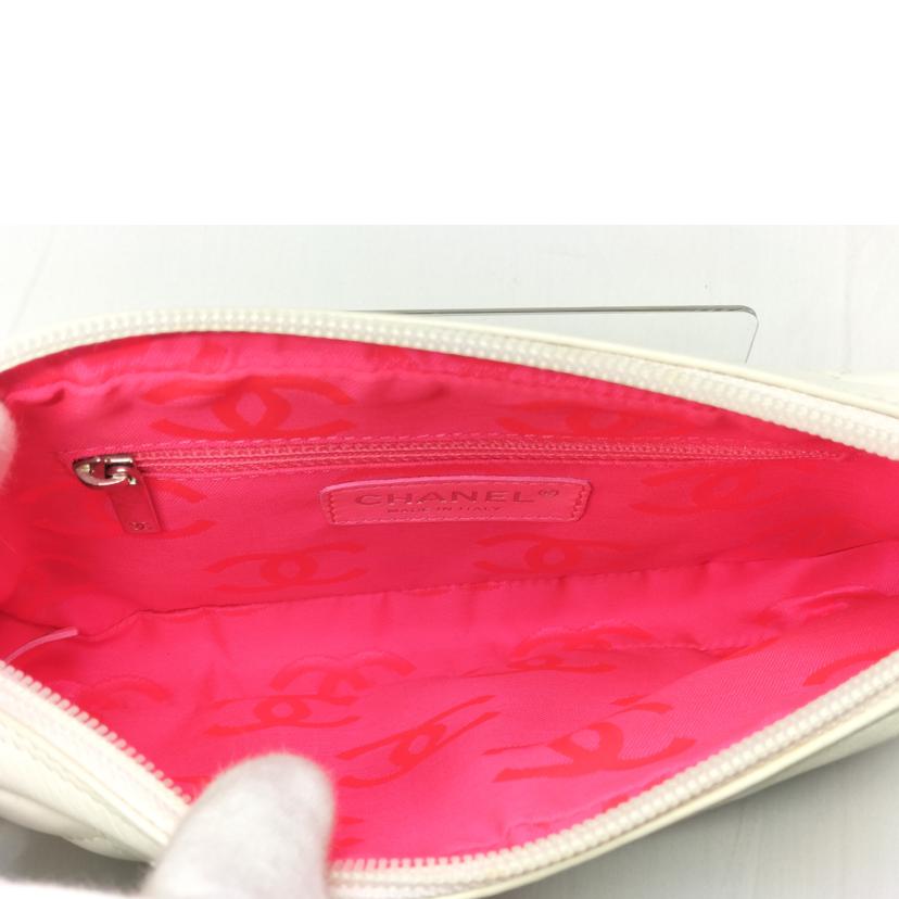 CHANEL シャネル/カンボンライン アクセサリーポーチ /A25175//941****/Bランク/52