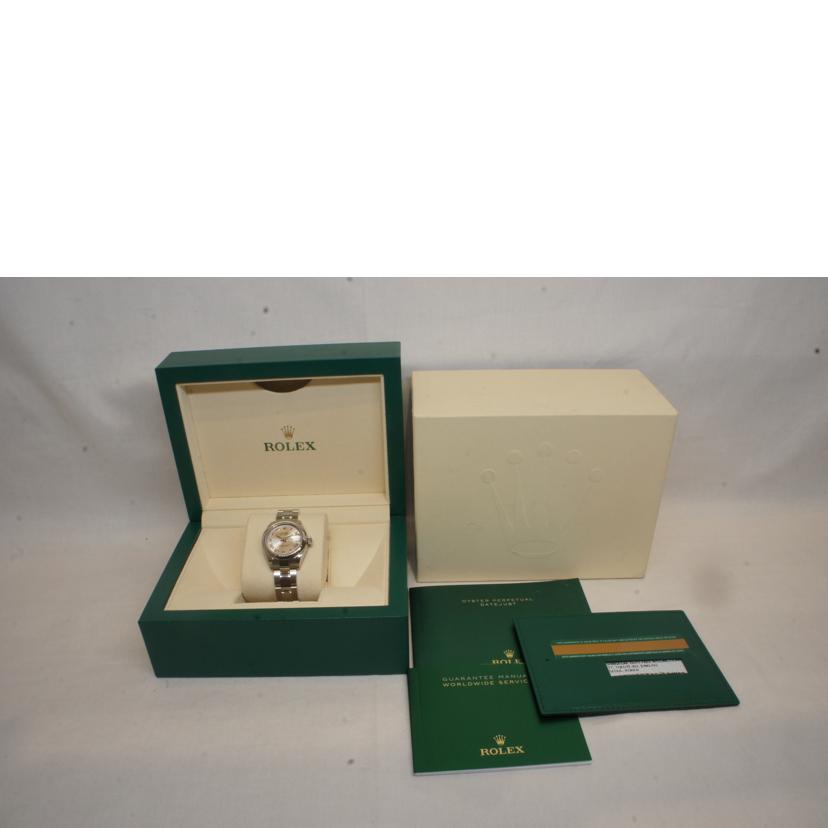 ROLEX ロレックス 腕時計 新品仕上済 ランダムシリアル ギャラ2018年日付 ローマンインデックス 自動巻き/デイトジャスト28・レディース・シルバー/ランダム番/279160//723*****/SAランク/92