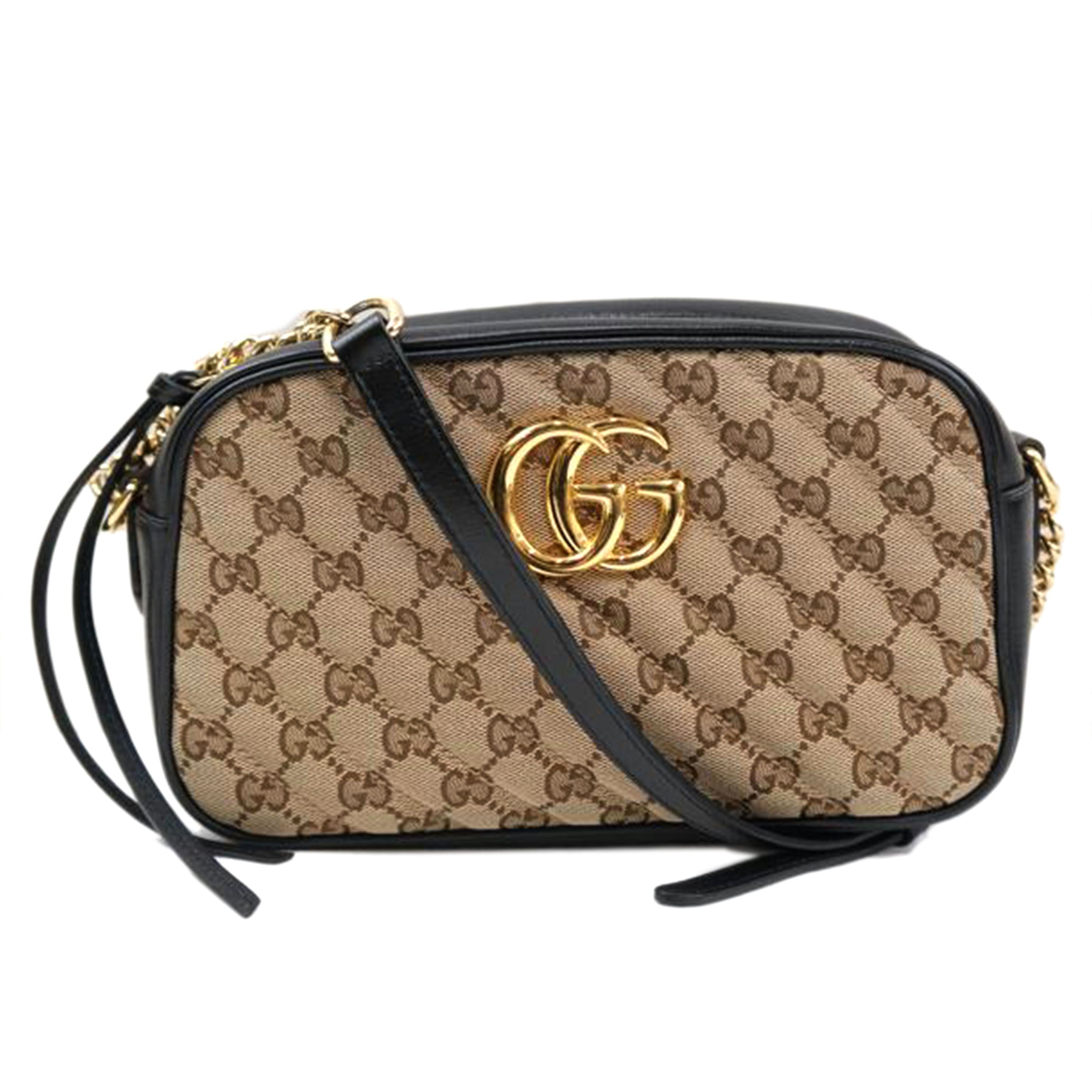 GUCCI グッチ/GGマーモント キャンバスショルダー/447632//486628/Aランク/67