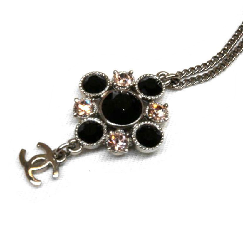 CHANEL シャネル/シルバーカラーネックレスカラーストーン//08C/ABランク/92