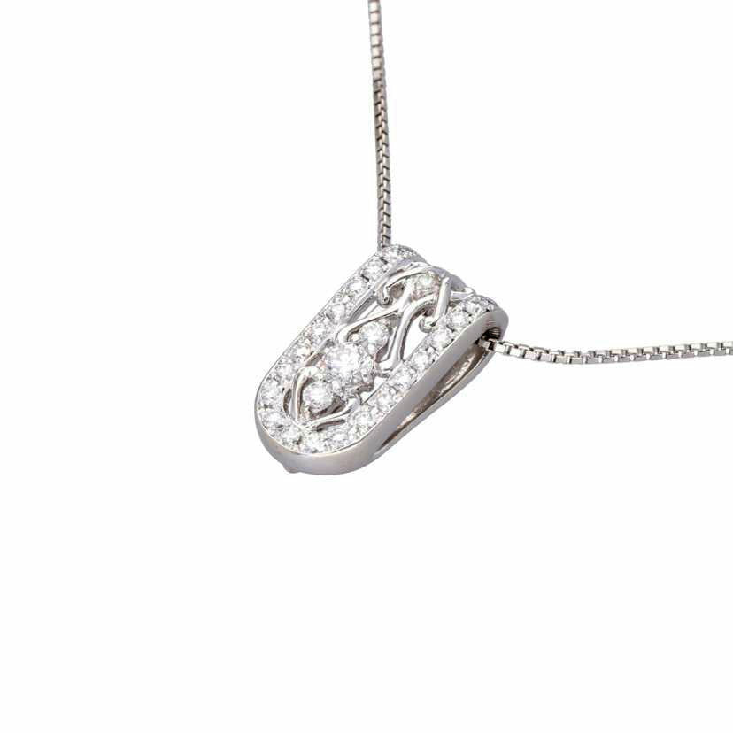 / PT900/850ダイヤネックレス0.51ct//Aランク/75