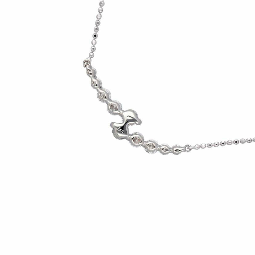 / PT900/850ダイヤネックレス1.00ct//Aランク/75