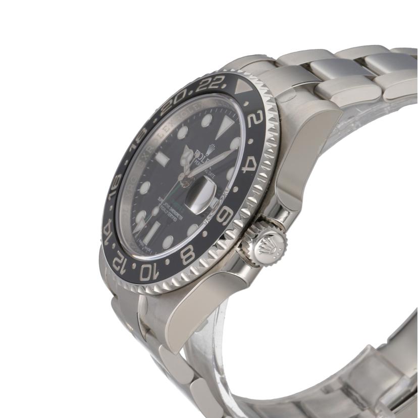 ROLEX ロレックス 腕時計 ランダムシリアル 2014年ギャラ ステンレス 黒 メンズ 自動巻き/GMTマスターII/ブラックベゼル/ランダム番/116710LN//520*****/SAランク/75