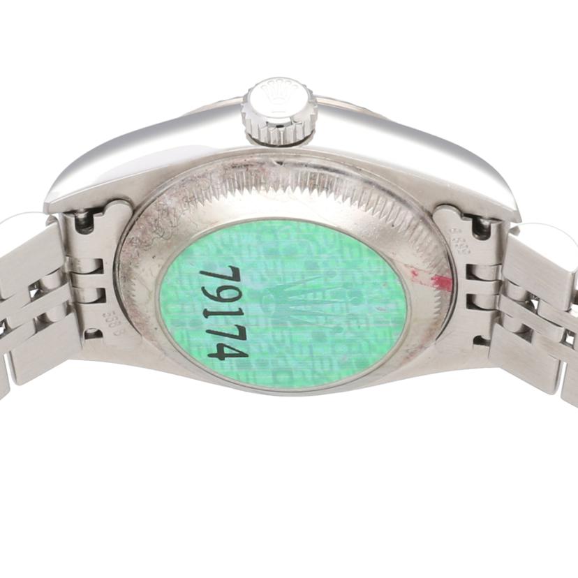 ROLEX ロレックス ROLEX デイトジャスト レディース ブラック 腕時計 2002年頃製造 K18WG ステンレス/デイトジャスト・レディース・ブラック/Y番/79174//Y77**********/Aランク/37