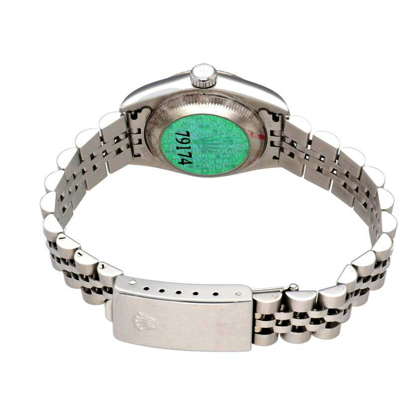 ROLEX ロレックス ROLEX デイトジャスト レディース ブラック 腕時計 2002年頃製造 K18WG ステンレス/デイトジャスト・レディース・ブラック/Y番/79174//Y77**********/Aランク/37