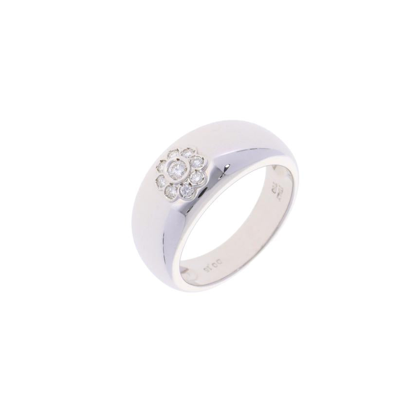 /K18WGダイヤリング0.15/#15//Aランク/75