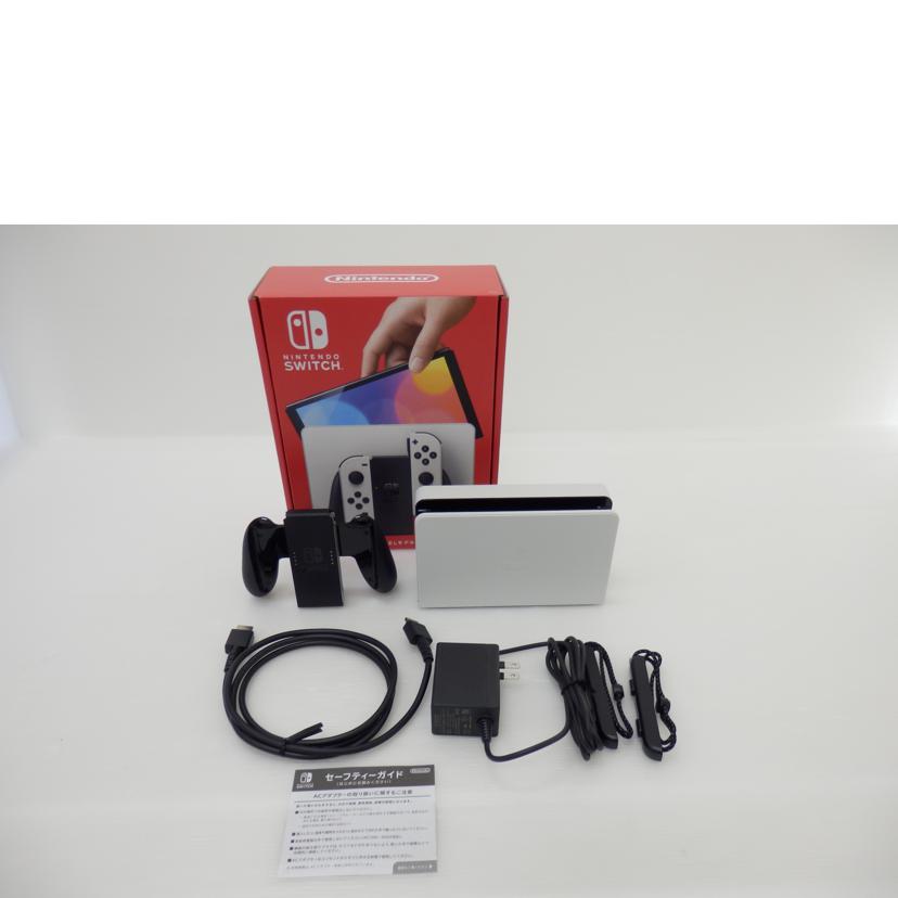 任天堂 任天堂/有機ELモデルスイッチ本体ホワイト/HEG-S-KAAAA//XTJ70369966132/ABランク/88