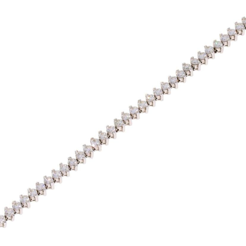 / K18WGダイヤブレスレット2.30ct//Aランク/75