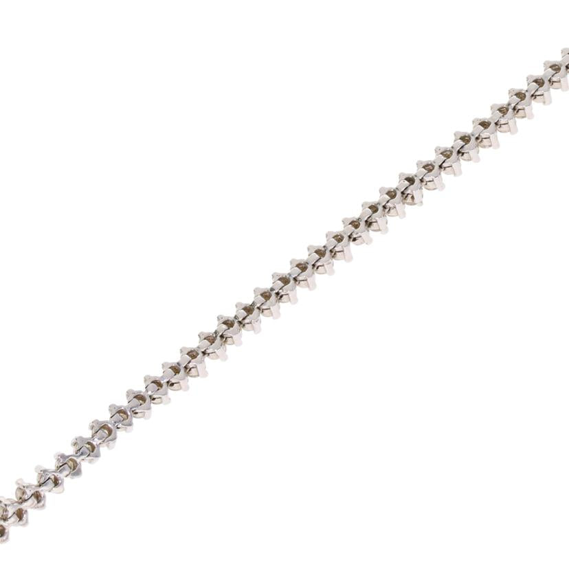 / K18WGダイヤブレスレット2.30ct//Aランク/75