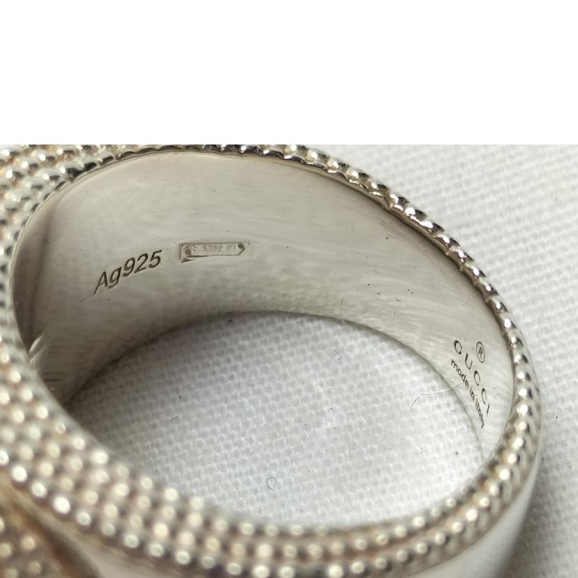 GUCCI グッチ/インターロッキング GGリング 925//Bランク/52