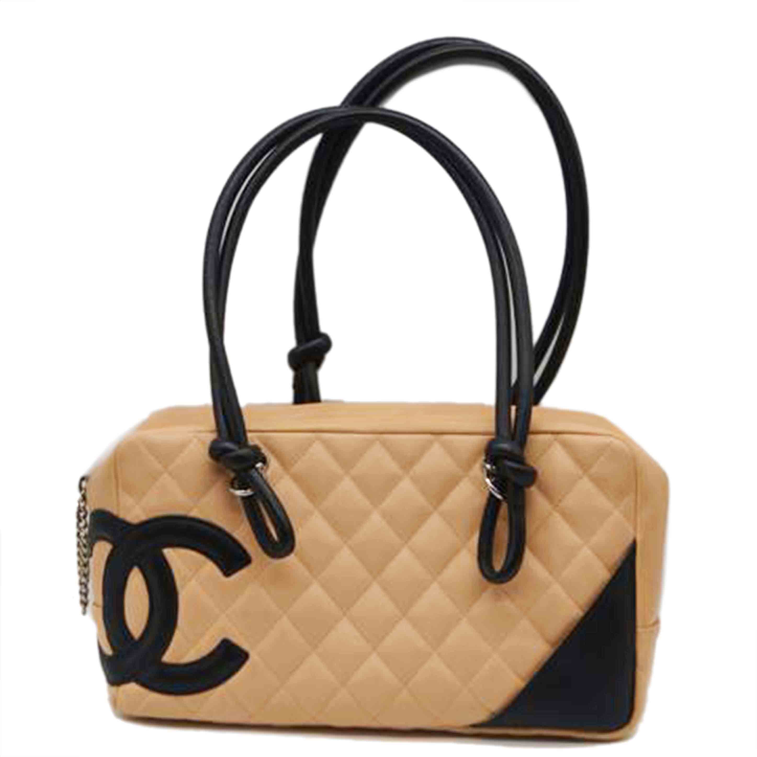 CHANEL シャネル/カンボンラインボーリングレザートート/ブラウン/A25171//950****/ABランク/89