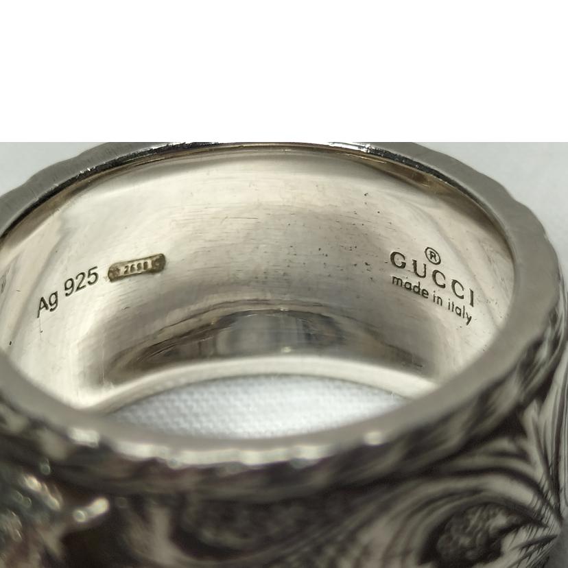 GUCCI/インターロッキングタイガーリング 925//Bランク/52