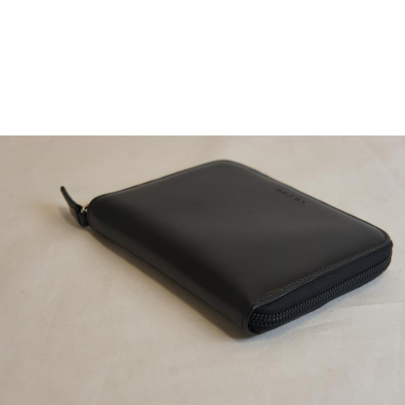 PRADA プラダ/レザーラウンドファスナーブラック/M606X//64/SAランク/92