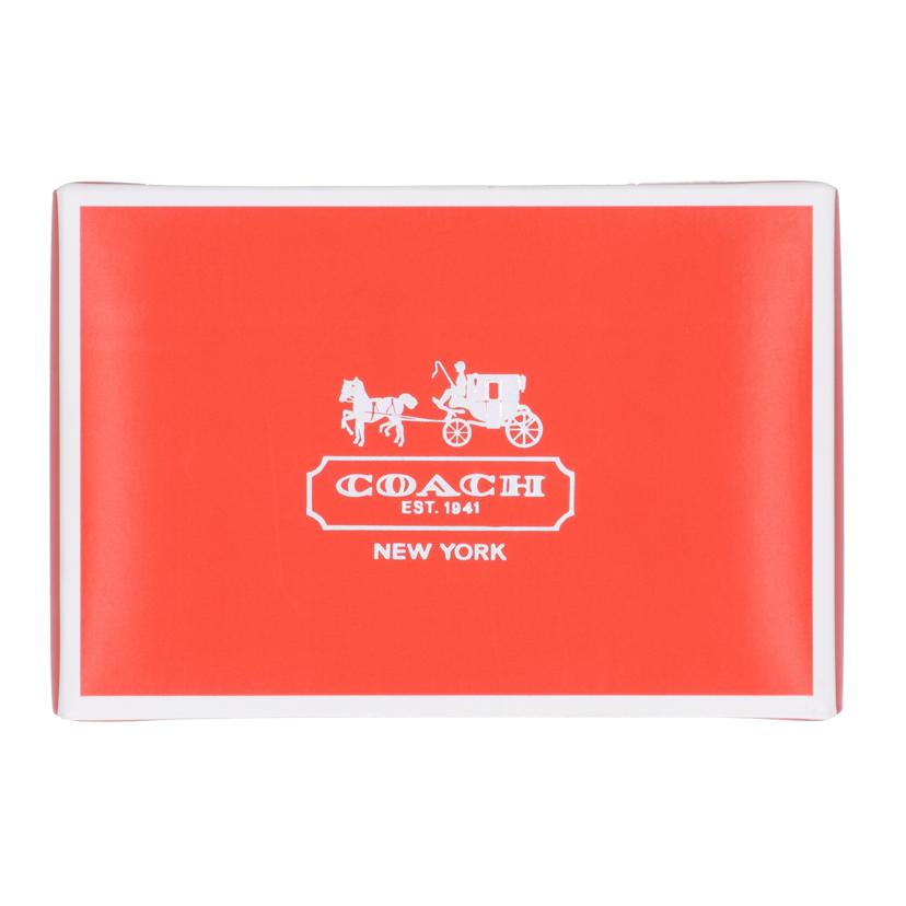 COACH コーチ COACH/レザーコンパクト三つ折り財布/ベージュ/F88208//Aランク/75