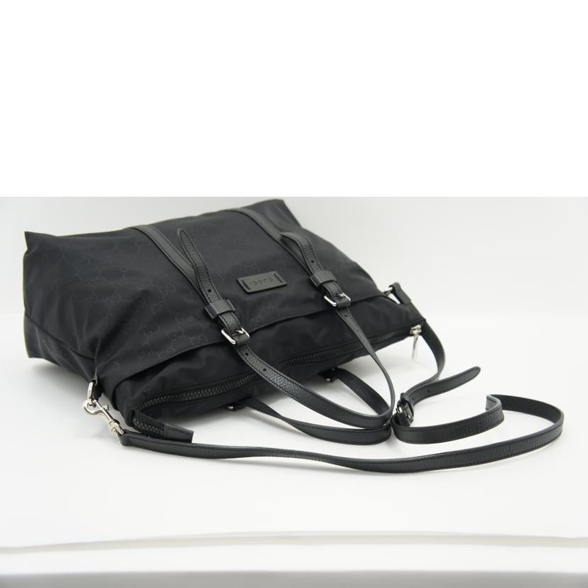 GUCCI グッチ/GGナイロン2WAYトート/ブラック/510332//493***/SAランク/75
