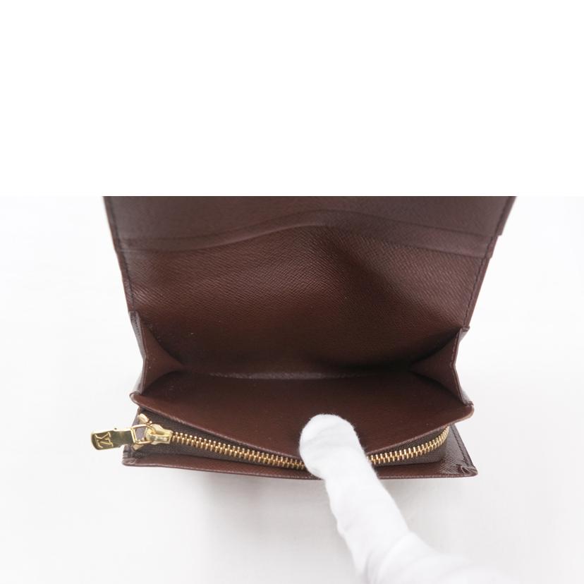 LV ルイヴィトン/ポルトモネビエ・トレゾール/ダミエ/エベヌ/N61736//CA1015/ABランク/67