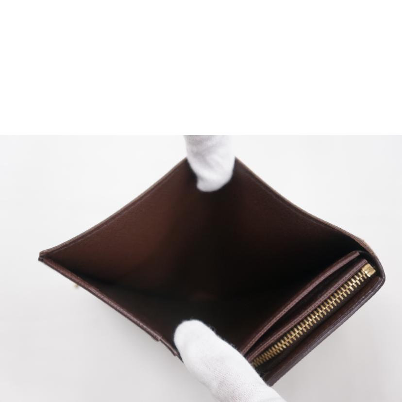 LV ルイヴィトン/ポルトモネビエ・トレゾール/ダミエ/エベヌ/N61736//CA1015/ABランク/67