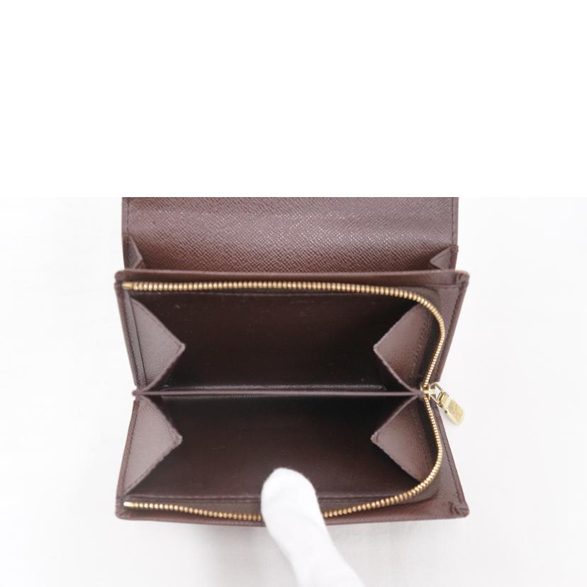 LV ルイヴィトン/ポルトモネビエ・トレゾール/ダミエ/エベヌ/N61736//CA1015/ABランク/67