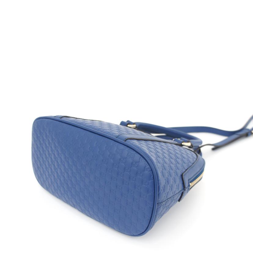GUCCI グッチ/マイクログッチシマ2wayショルダー/ブルー/449654//495***/Aランク/75
