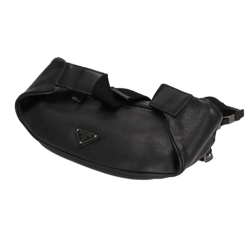 PRADA プラダ/プラダレザーボディバッグ/ブラック/2VL010//56/*/Aランク/75
