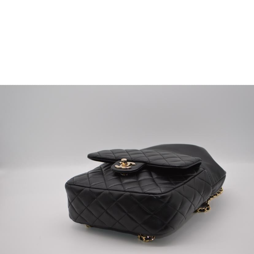 CHANEL シャネル/マトラッセラムスキンツイストロックチェーンバックパック/A94417//21838434/SAランク/89