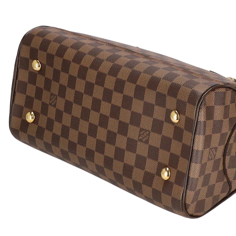 LV ルイヴィトン ルイ・ヴィトン ビトン ダミエ・エベヌ 市松模様 ブラウン 茶 ショルダーバッグ ハンドバッグ トートバッグ ブラウン メンズ レディース 定番 人気 LV 斜め掛け 肩がけ/ドゥオモ/ダミエ/エベヌ/N60008//CA0***/ABランク/75