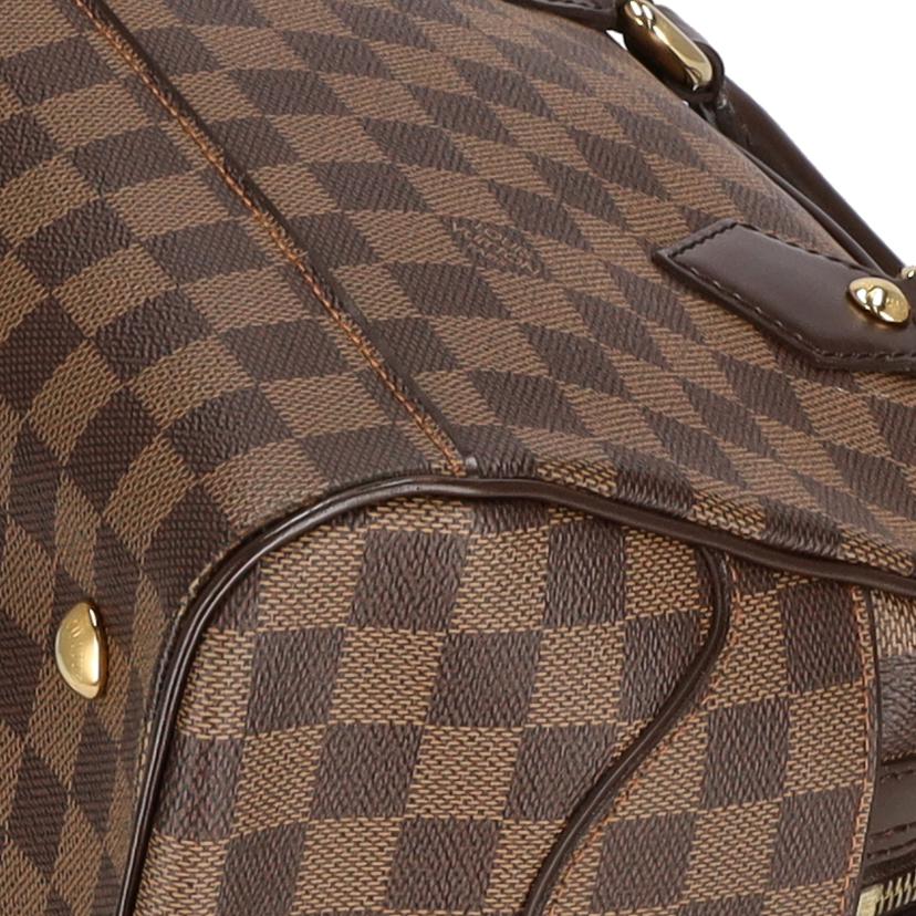 LV ルイヴィトン ルイ・ヴィトン ビトン ダミエ・エベヌ 市松模様 ブラウン 茶 ショルダーバッグ ハンドバッグ トートバッグ ブラウン メンズ レディース 定番 人気 LV 斜め掛け 肩がけ/ドゥオモ/ダミエ/エベヌ/N60008//CA0***/ABランク/75