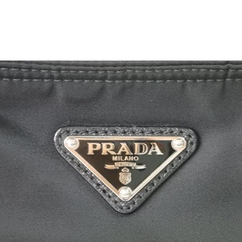 PRADA プラダ/ロゴプレート2wayナイロンハンドバッグ/黒//165***/ABランク/84