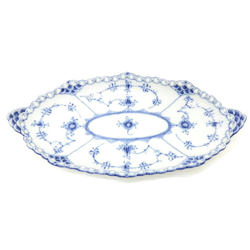 ROYAL COPENHAGEN ロイヤルコペンハーゲン/フルレースオーヴァルディッシュ/ブルーフルーテッド//ABランク/88