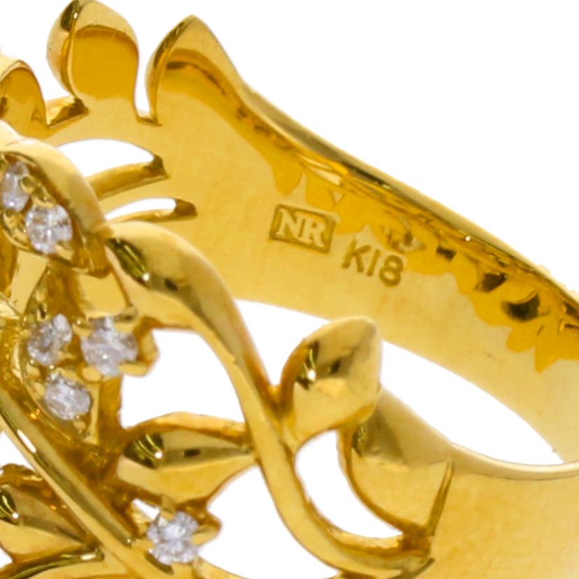 K18/K18ダイヤリング0.21ct/#12/5.7//0.21/Aランク/75