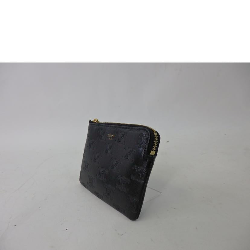 CELINE セリーヌ/マカダム/トリオンフ/コインケース/キーリング付き/10C663BFU.38NO//U-IE-5201/Aランク/84