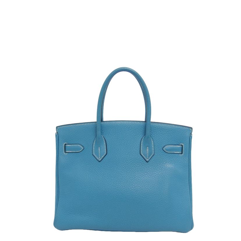 HERMES エルメス ハンドバッグ 2004年頃製造 シルバー金具/バーキン30/トリヨンクレマンス/ブルージーン//□H刻*/ABランク/04