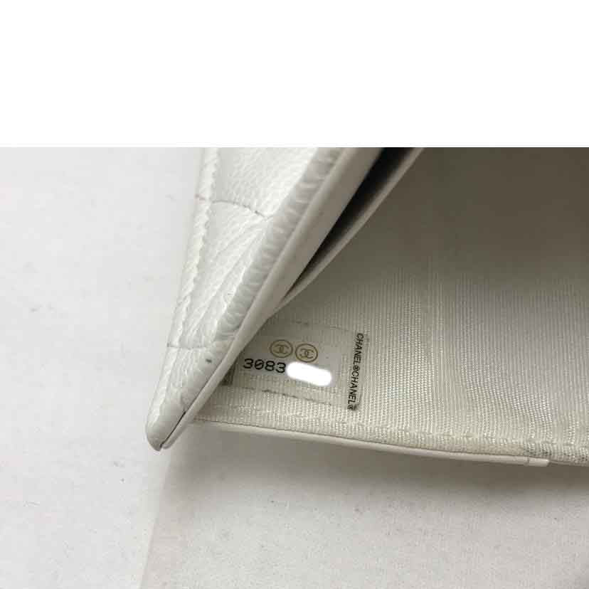 CHANEL シャネル/キャビアスキン スモール フラップウォレット//30831523/Bランク/51