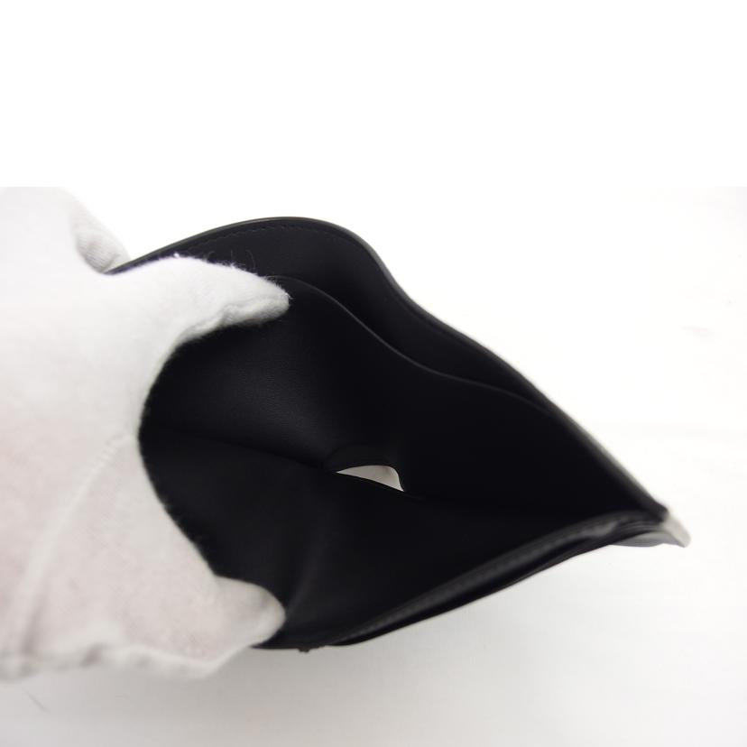 COACH コーチ コンパクトウォレット ダークグレー×ブラック/シグネチャー/二つ折り財布*カード・札入れ/74993//E23**/Aランク/04