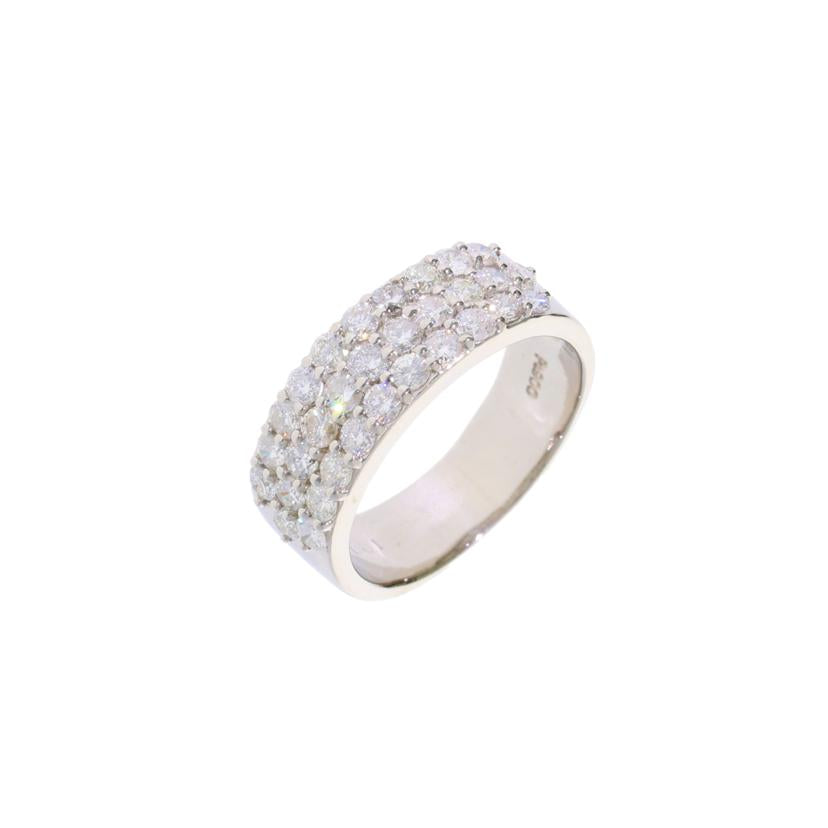 Pt900/Pt900ダイヤリング1.00ct/#9/6.3//1.00/Aランク/75