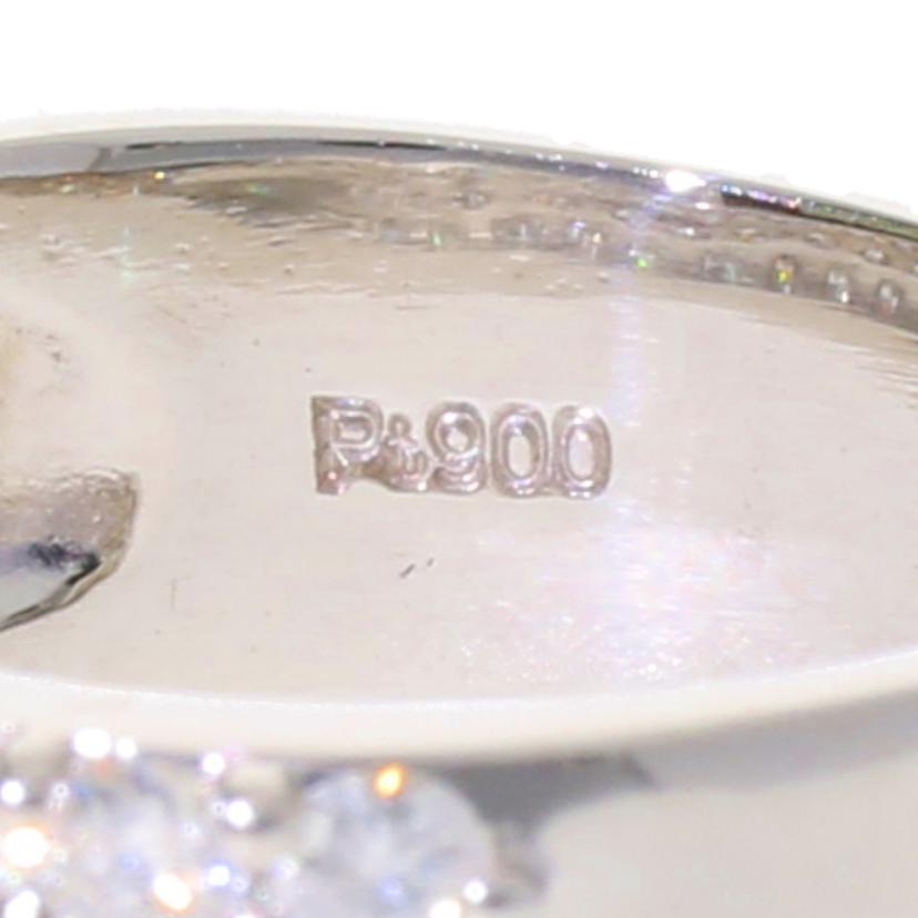 Pt900/Pt900ダイヤリング1.00ct/#9/6.3//1.00/Aランク/75