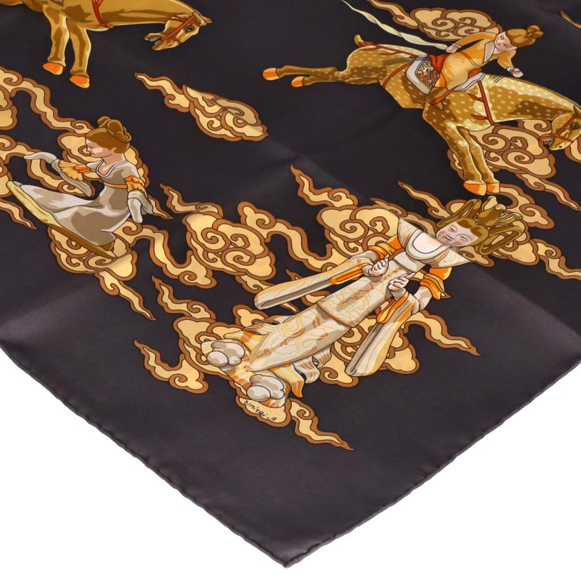 HERMES エルメス/カレ90/Galop Volant//Aランク/94